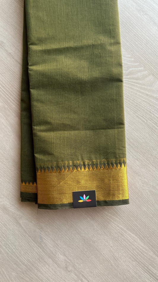 Zari Border Cotton Saree -25104