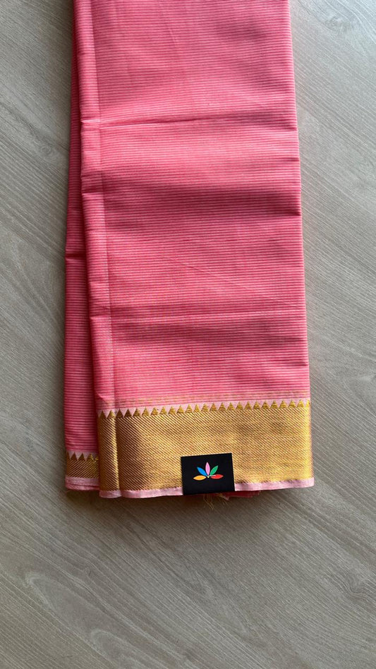 Zari Border Cotton Saree -25098