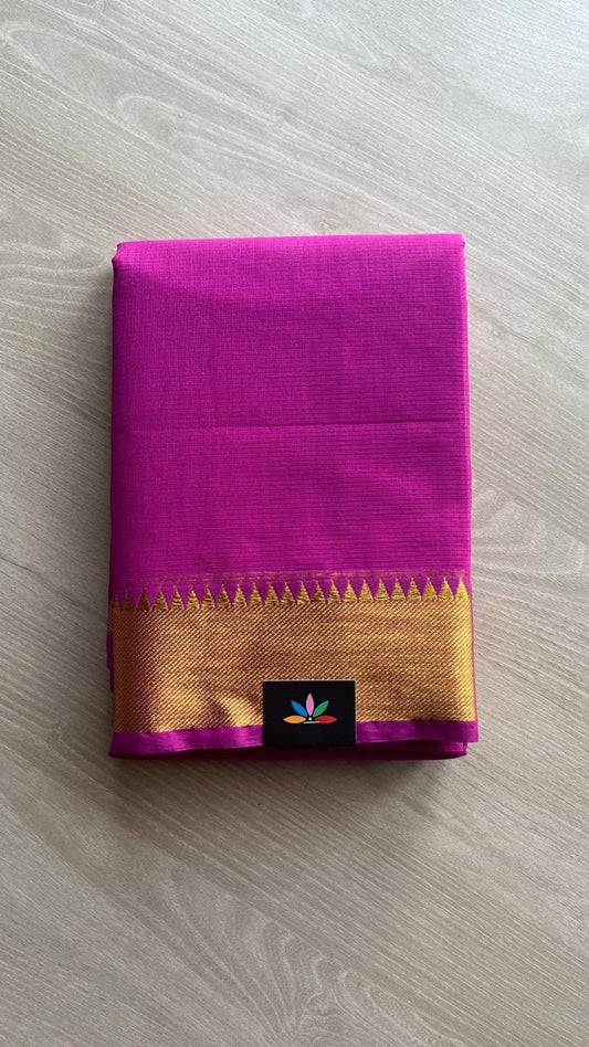 Zari Border Cotton Saree -25100