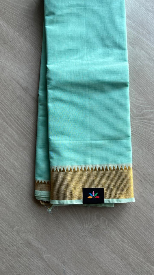 Zari Border Cotton Saree -25103