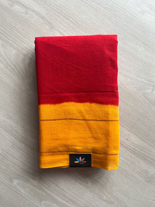 Contrast Border Cotton Saree-26432-26433