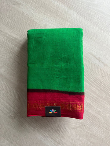 Contrast Border Cotton Saree-26434