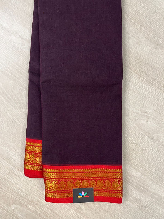 Zari Border Chettinad Cotton Saree -26443