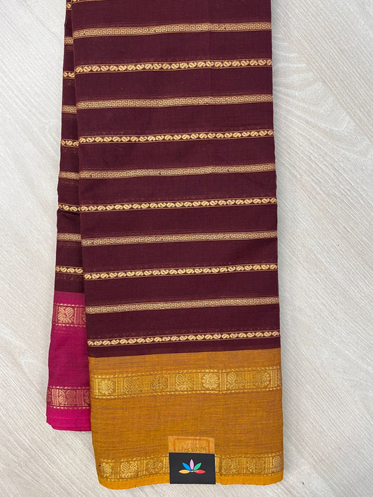 Veldhari Design Chettinad Cotton Saree - 26445