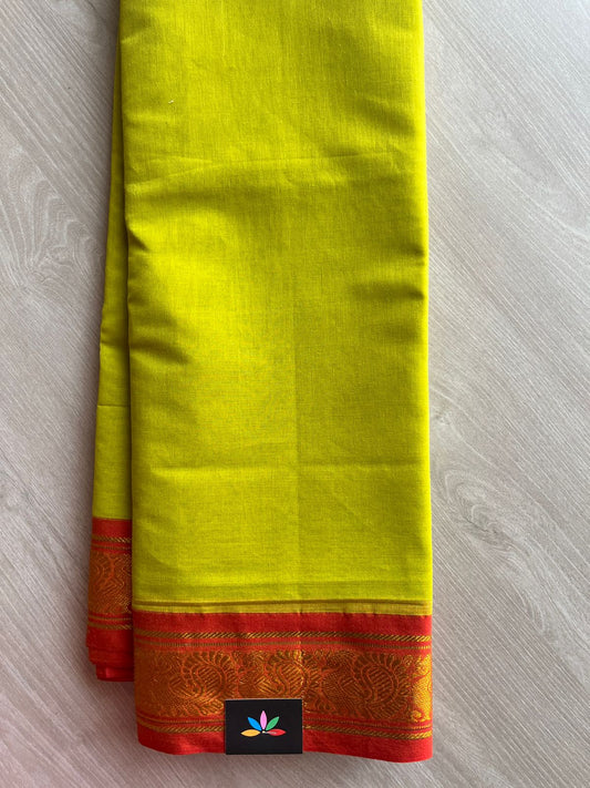 Annam Border Simple Cotton Saree -26776