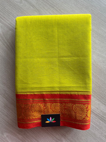 Annam Border Simple Cotton Saree -26776