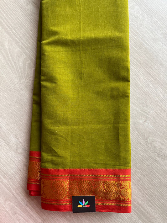 Annam Border Simple Cotton Saree -26777