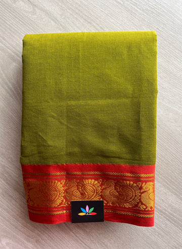 Annam Border Simple Cotton Saree -26777