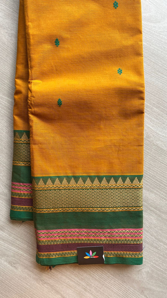 Thread Border Chettinad Cotton Saree - 25351