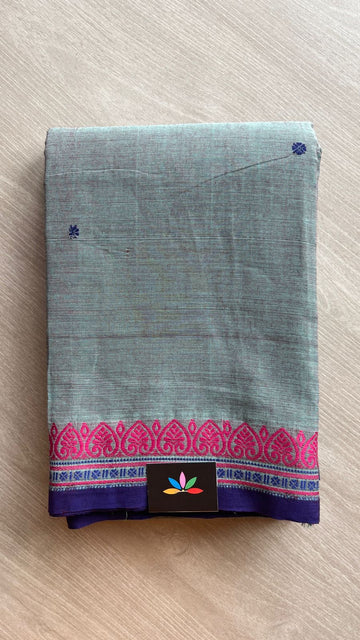 Thread Border Chettinad Cotton Saree - 25352