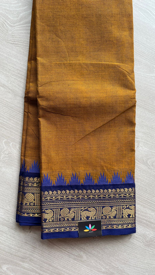 Zari Border Chettinad Cotton Saree - 25550