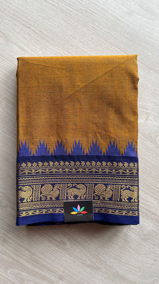 Zari Border Chettinad Cotton Saree - 25550