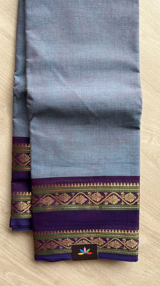 Zari Border Chettinad Cotton Saree - 25555