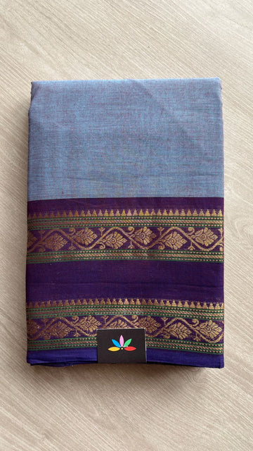 Zari Border Chettinad Cotton Saree - 25555