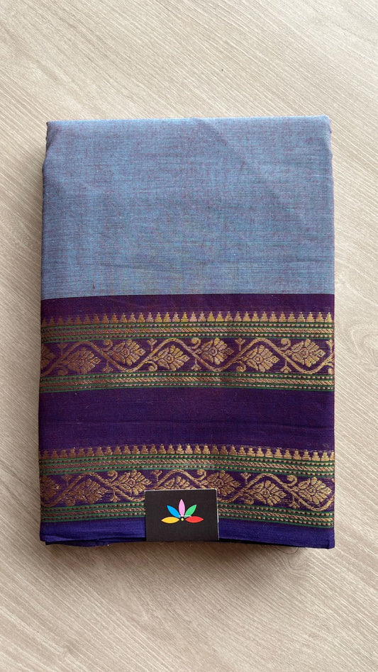 Zari Border Chettinad Cotton Saree - 25555