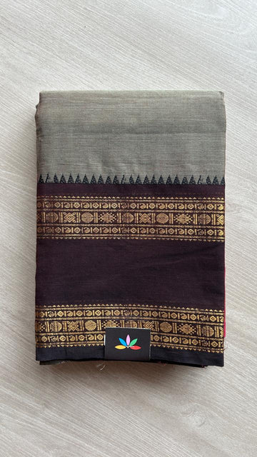 Zari Border Chettinad Cotton Saree - 25557