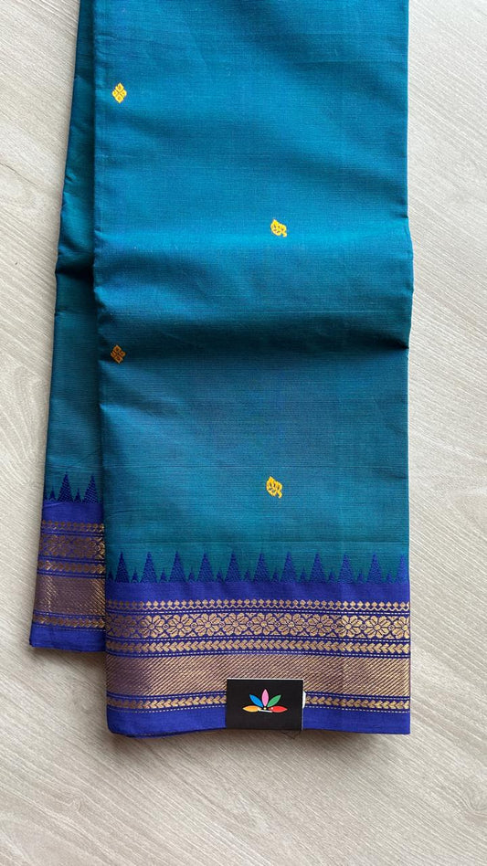 Zari Border Chettinad Cotton Saree - 25561