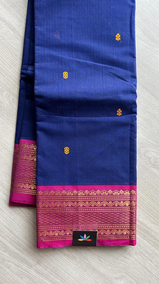 Zari Border Chettinad Cotton Saree - 25559