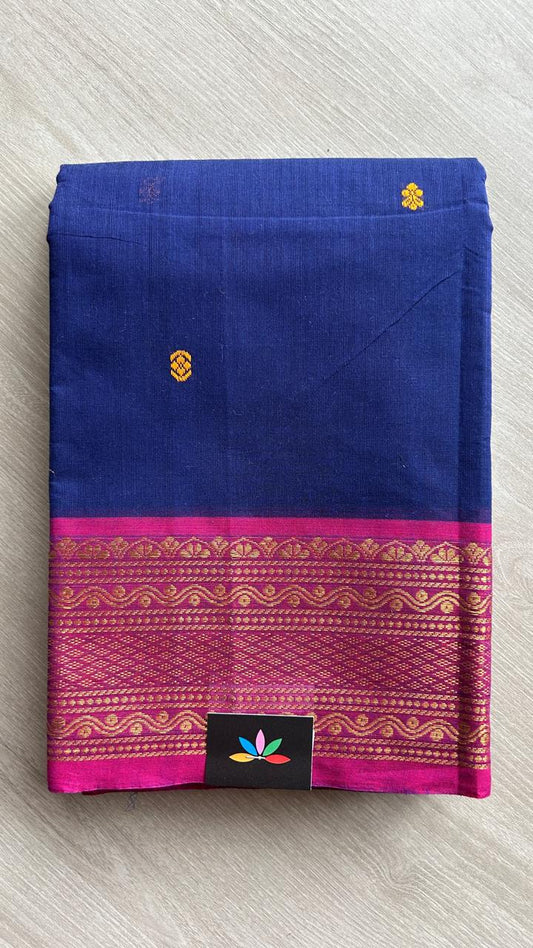 Zari Border Chettinad Cotton Saree - 25559