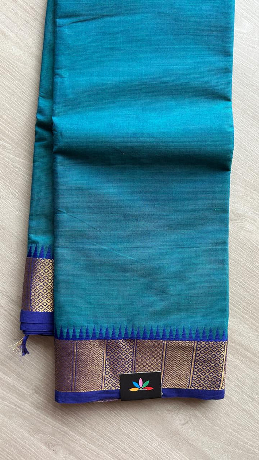 Zari Border Chettinad Cotton Saree - 25560