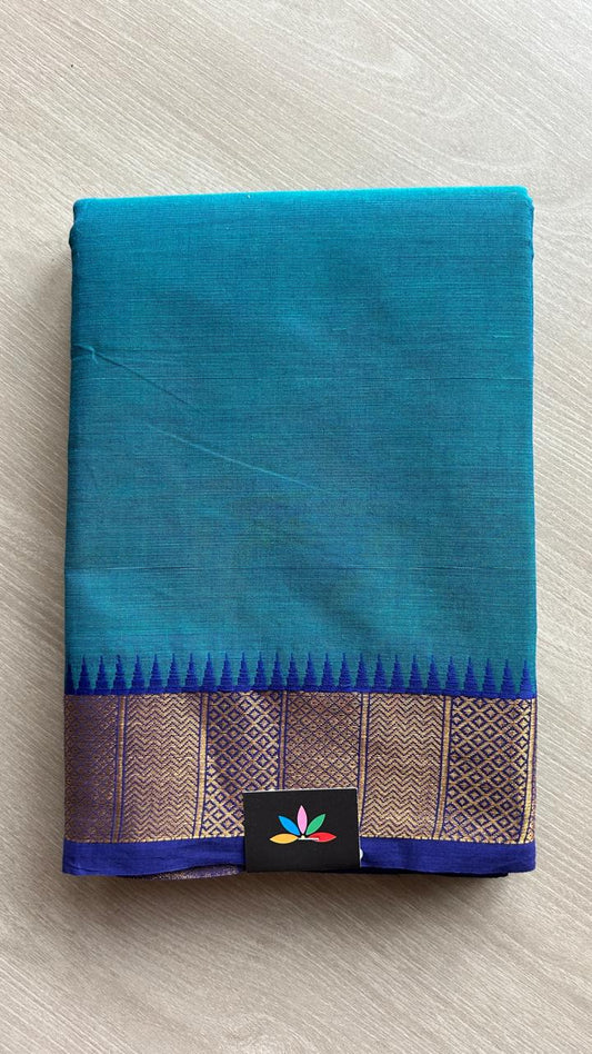 Zari Border Chettinad Cotton Saree - 25560