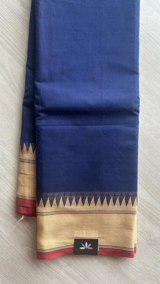 Temple Border Chettinad Cotton Saree -25572