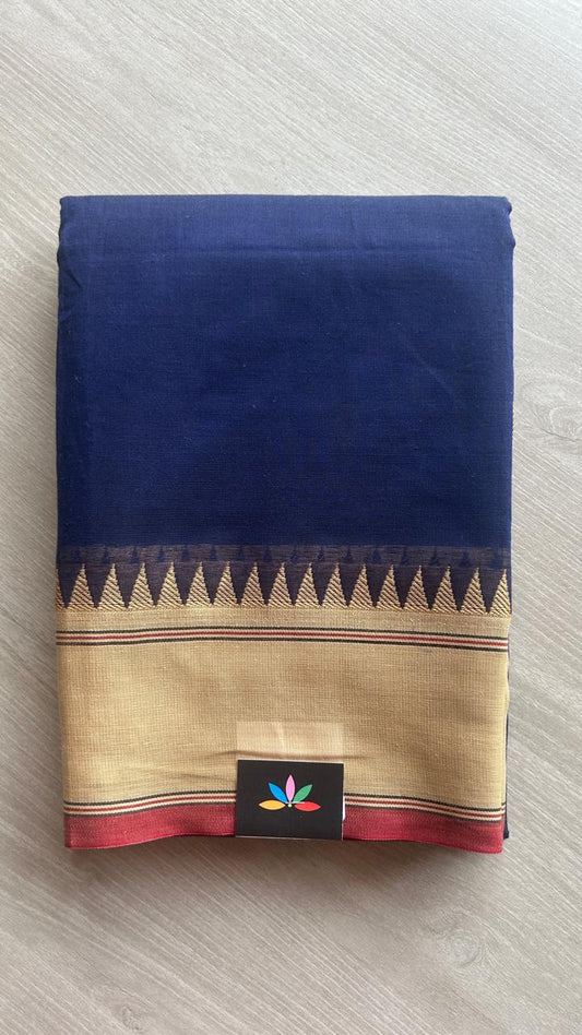 Temple Border Chettinad Cotton Saree -25572
