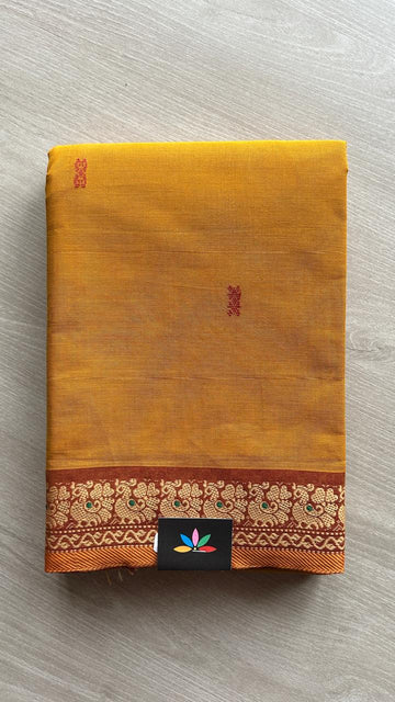 Thread Border Chettinad Cotton Saree - 25606