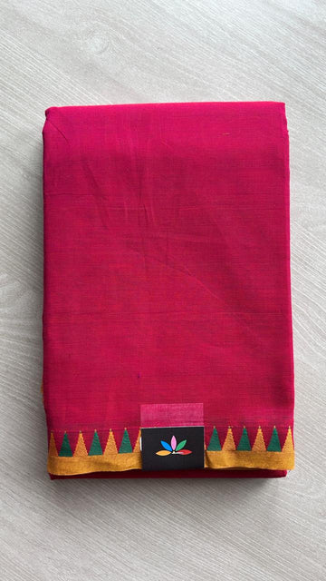 Thread Border Chettinad Cotton Saree - 25588