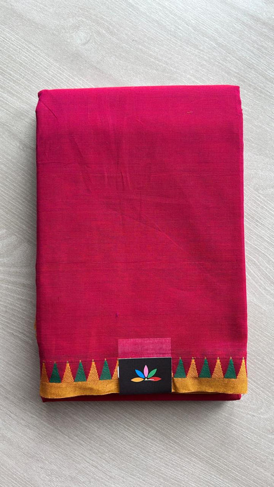 Thread Border Chettinad Cotton Saree - 25588