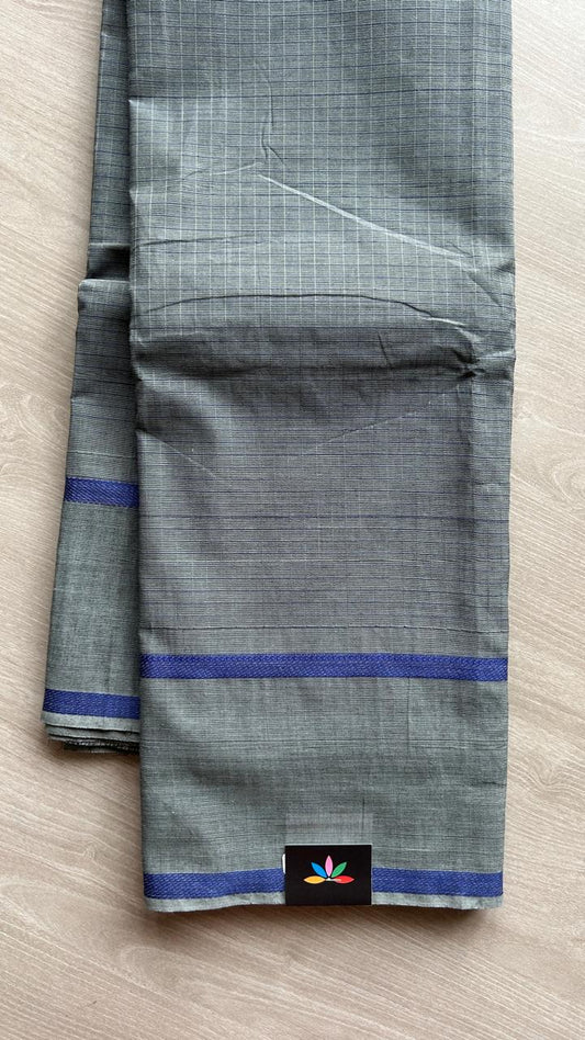 Thread Border Chettinad Cotton Saree - 25591