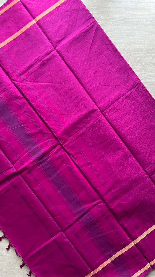 Checked Chettinad Cotton Saree -24681