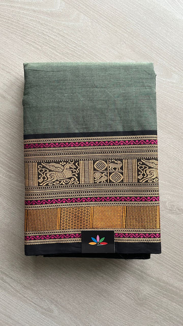 Big Border Chettinad Cotton Saree- 24687