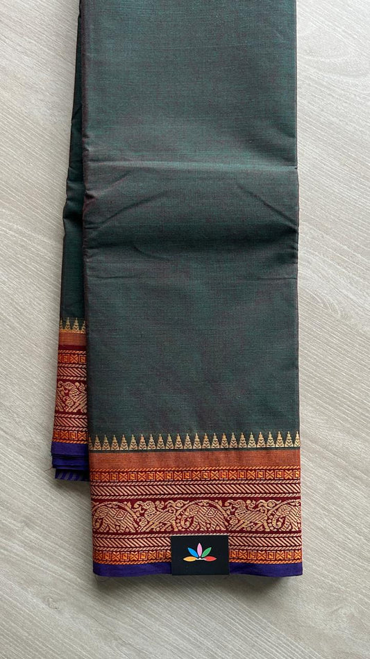 Simple Chettinad Cotton Saree - 24692