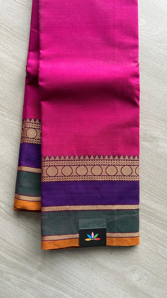 Simple Chettinad Cotton Saree - 24697-24703