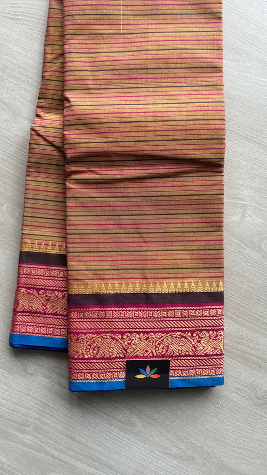 Simple Chettinad Cotton Saree - 24716