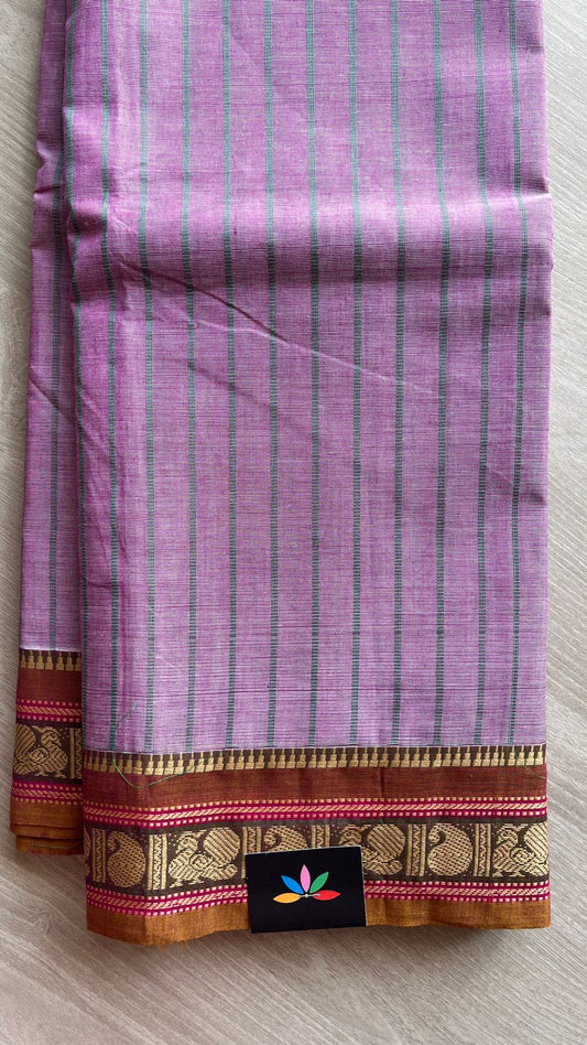 Striped Cotton Saree- 25842