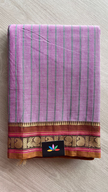 Striped Cotton Saree- 25842