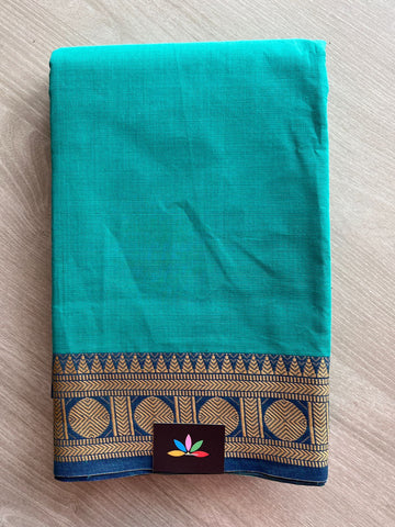 Thread Border Chettinad Cotton Saree (Without blouse) - 26901