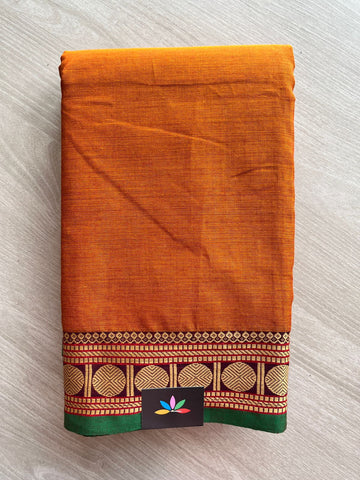 Thread Border Chettinad Cotton Saree (Without blouse) - 26902