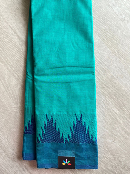 Simple Chettinad Cotton Saree (Without blouse) - 26914