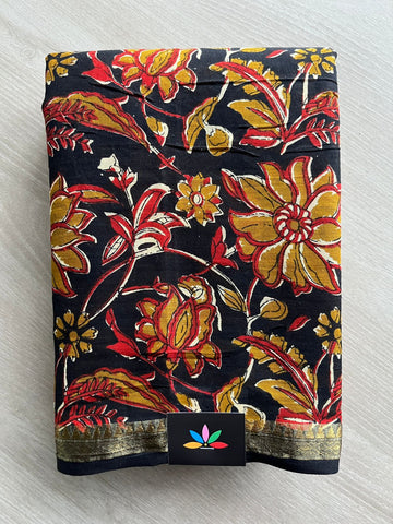 Screen Printed Chanderi Cotton Saree - 32446