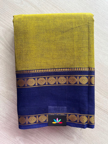 Handblock Printed Chettinad Cotton Saree - 34995