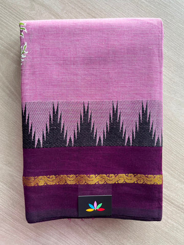 Handblock Printed Chettinad Cotton Saree - 34999