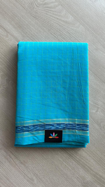 Ikkat Design Border Cotton Saree -25107