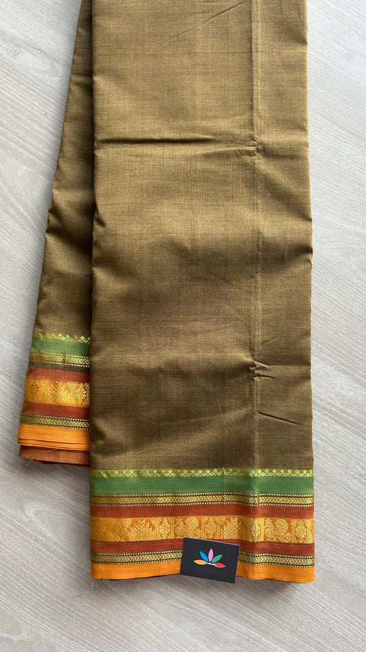 Traditional Design Blended Cotton Saree -25110