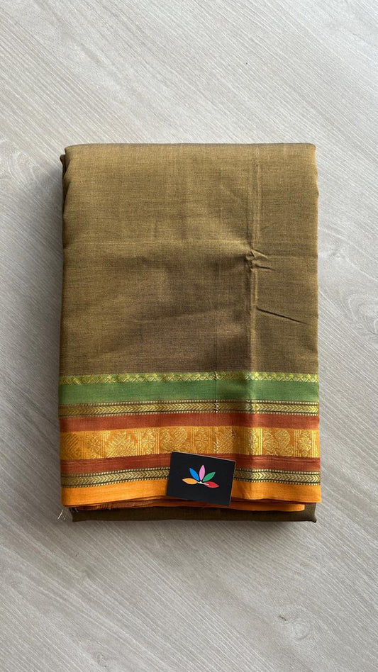 Traditional Design Blended Cotton Saree -25110