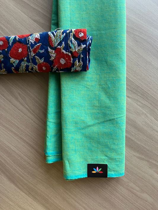 Plain Cotton Saree-18090-18092