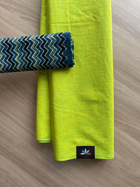 Plain Cotton Saree-18118-18119
