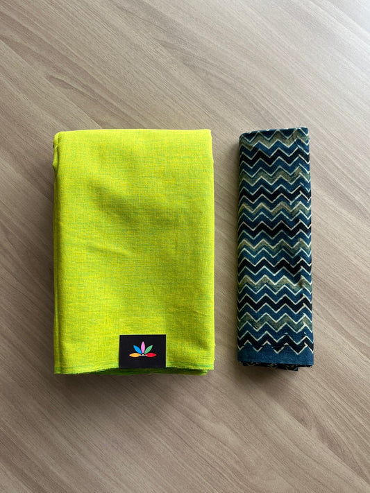 Plain Cotton Saree-18118-18119